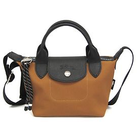 Borsa Longchamp Le Pliage Energy X ECONYL Collaboration XS Marrone Nero