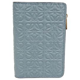 Tarjetero Loewe Repeat Anagram Coin en azul claro Azul claro