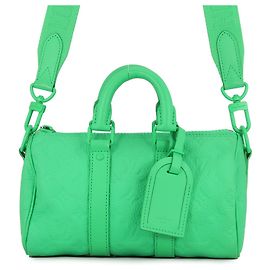 Sac à main Louis Vuitton Keepall Bandoulière 25 Vert