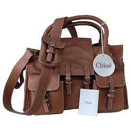 Chloé Edith Medium Leder Satchel Braun Braun