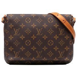 Louis Vuitton Musette Tango con tracolla corta monogramma marrone Marrone