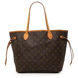 Louis Vuitton Marron Monogram Neverfull MM Marron