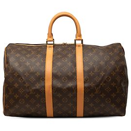 Louis Vuitton Brown Monogram Keepall 45 Brown