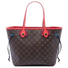 Louis Vuitton Marrom Monogram Totem Neo Neverfull MM Marrom
