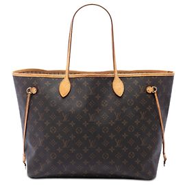 Louis Vuitton Marron Monogram Neverfull MM Marron