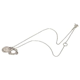 Collana con pendente Cordage Rope in argento placcato palladio Hermès Argento