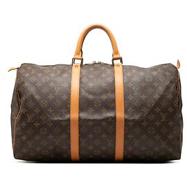 Louis Vuitton Brown Monogram Keepall 50 Brown