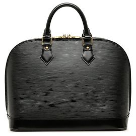 Louis Vuitton Alma PM en cuir Epi noir Noir