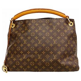 Louis Vuitton Monogram Artsy MM Schultertasche Braun
