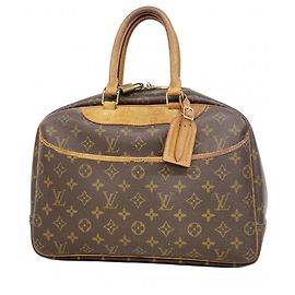 Borsa Louis Vuitton Monogram Deauville Marrone