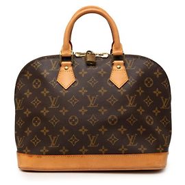 Sac à main Louis Vuitton Monogram Alma PM M51130 Marron Monogramme