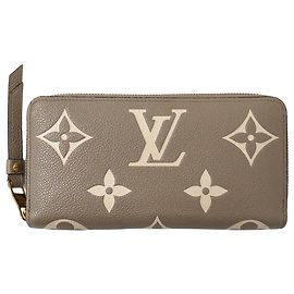 Cartera larga Louis Vuitton Monogram Empreinte Gris