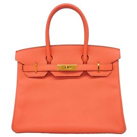 Hermès Hermes Birkin 30 Handbag Pink