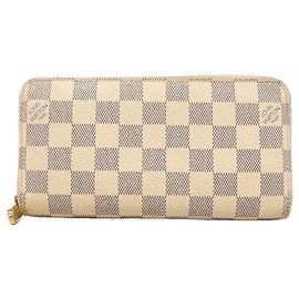 Zippy Wallet Louis Vuitton Damier Azur Weiß