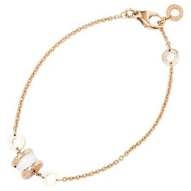 Bulgari Bvlgari B-zero1 Element Armband Weiß Golden