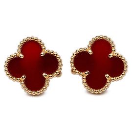 Orecchini a clip Vintage Alhambra Van Cleef & Arpels Giallo