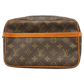 Pochette Louis Vuitton Monogram Compiegne 23 Marron