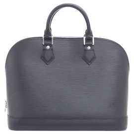 Louis Vuitton Epi Alma PM Handbag Black