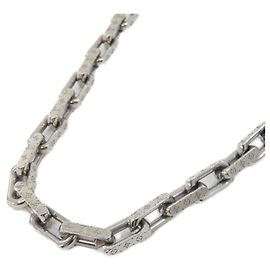 Louis Vuitton Collier Chain Monogram Halskette Silber