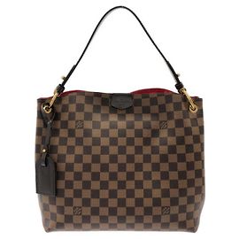 Bolso de Hombro Louis Vuitton Damier Graceful PM Castaño
