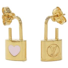 Orecchini Louis Vuitton Caduna Heart Marrone D'oro