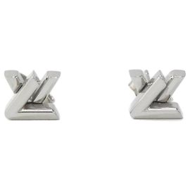 Louis Vuitton Silver Stud Earrings M01870 Silvery