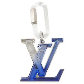 Louis Vuitton Bijou Sac LV Prism Keychain Silvery Blue