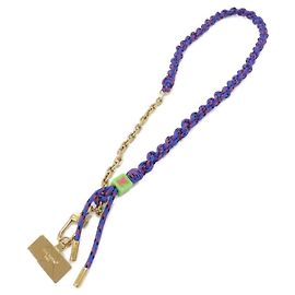 Louis Vuitton Phone Strap Blade M03744 Blue Golden