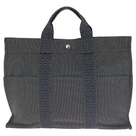 Hermès Sac cabas Hermes Herline MM Gris Gris