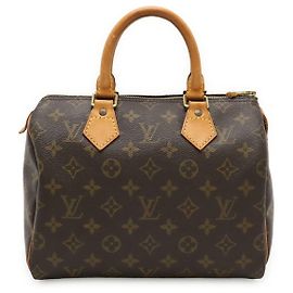 Bolsa Louis Vuitton Monogram Speedy 25 Marrom