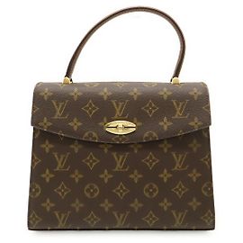 Sac à main Louis Vuitton Monogram Malletier Marron