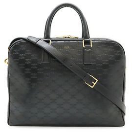 Céline Valigetta Celine in Pelle Triomphe Nero