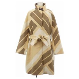 Hermès Abrigo de lana Hermes Beige