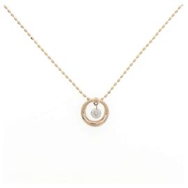 Autre Marque Collier en diamant Au750 Doré