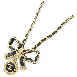 Collar Chanel AB8741 Negro Dorado