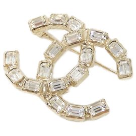 Spilla Chanel Oro e Cristallo D'oro