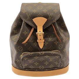 Louis Vuitton Monogram Montsouris MM Backpack Brown