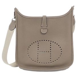 Hermès Bolso de hombro Hermes Evelyne 2 PM Gris pardo