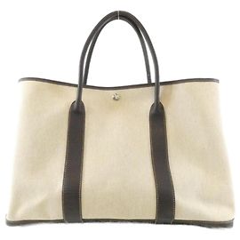 Hermès Bolsa Hermes Garden MM Marrom