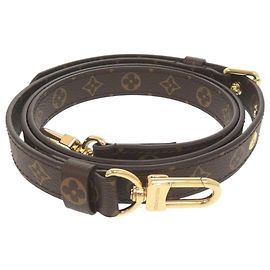 Louis Vuitton Monogram Brown Shoulder Strap Brown