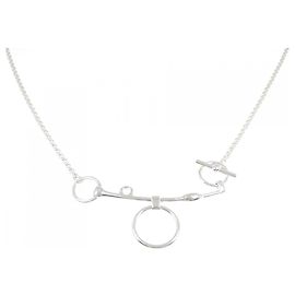 Colar Hermes Hermès Mole de Brides Prata