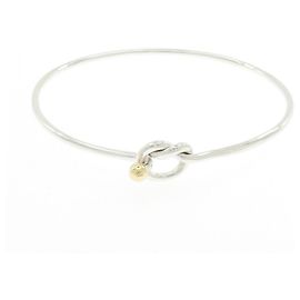Tiffany & Co. Flat Wire Hook Eye Heart Bangle Other