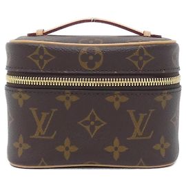 Pochette Louis Vuitton Monogram Nice Nano Marrone