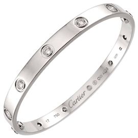 Pulseira Love da Cartier em ouro branco Outro