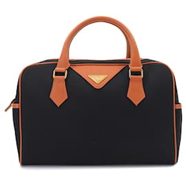 Sac Boston Yves Saint Laurent Marron Noir