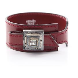 Hermès Pulsera Artemis Touareg Rouge H Hermes Roja Burdeos