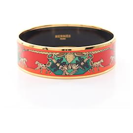 Hermès Bracciale EMAGLE GM Hermes Multicolore D'oro Arancione