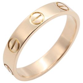 Anello Cartier Mini Love in oro rosa 18K D'oro