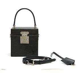 Louis Vuitton Borsa Mini Malle Bleeker Box Pelle Epi Nera Nero