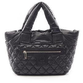 Chanel Coco Cocoon Small Reversible Tote Bag Black